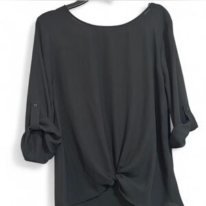 Pink Republic Elegant Black Women's Blouse